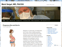 Tablet Screenshot of markseigel.com